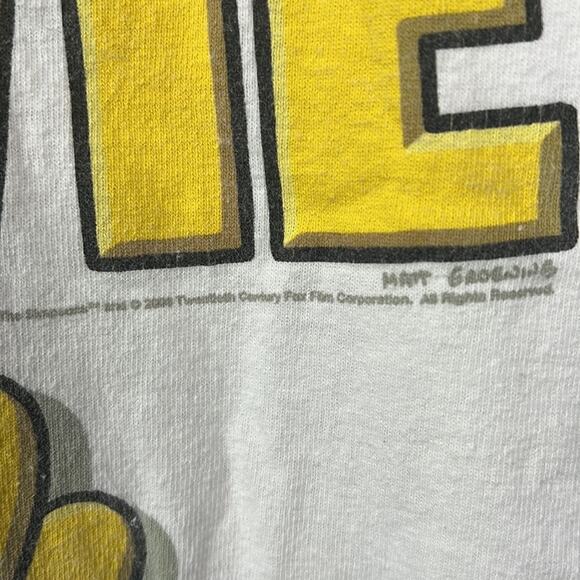 Vintage The Simpsons Movie movie promo graphic tee size XL - Picture 3 of 5